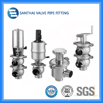 High Quality Sanitary Stainless Steel Pneumatic Reversing Valve